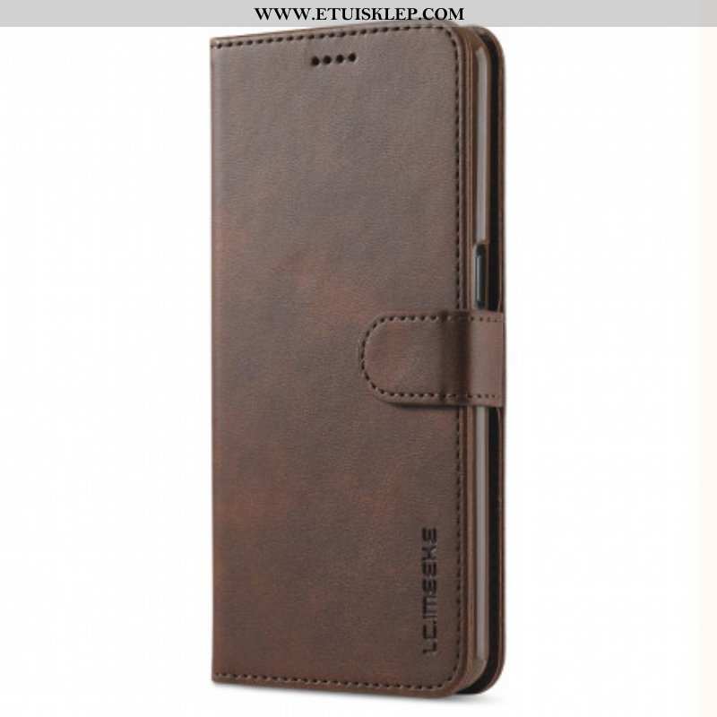 Etui Folio do Oppo A54 5G / A74 5G Lc.imeeke Efekt Skóry